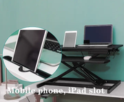 Laptop PC Monitor Computer Workstation Desk Table Converter Height Adjustable by salelink.co.nz