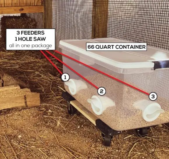 Poultry Pro Feeder Chicken Feeder by salelink.co.nz