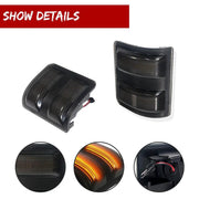 2PCS For Ford F250 F350 F450 F550 Amber LED Side Mirror Marker Signal Lights by salelink.co.nz