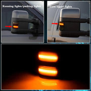 2PCS For Ford F250 F350 F450 F550 Amber LED Side Mirror Marker Signal Lights by salelink.co.nz