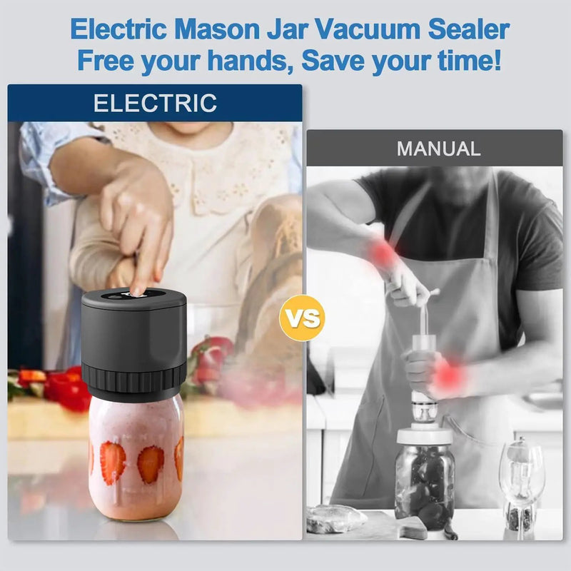Electric Mason Jar Vacuum Sealer by salelink.co.nz