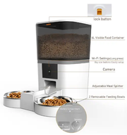 Pet Feeder, Dog Cat Feeder 6L Automatic by salelink.co.nz