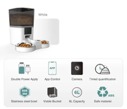 Pet Feeder, Dog Cat Feeder 6L Automatic by salelink.co.nz