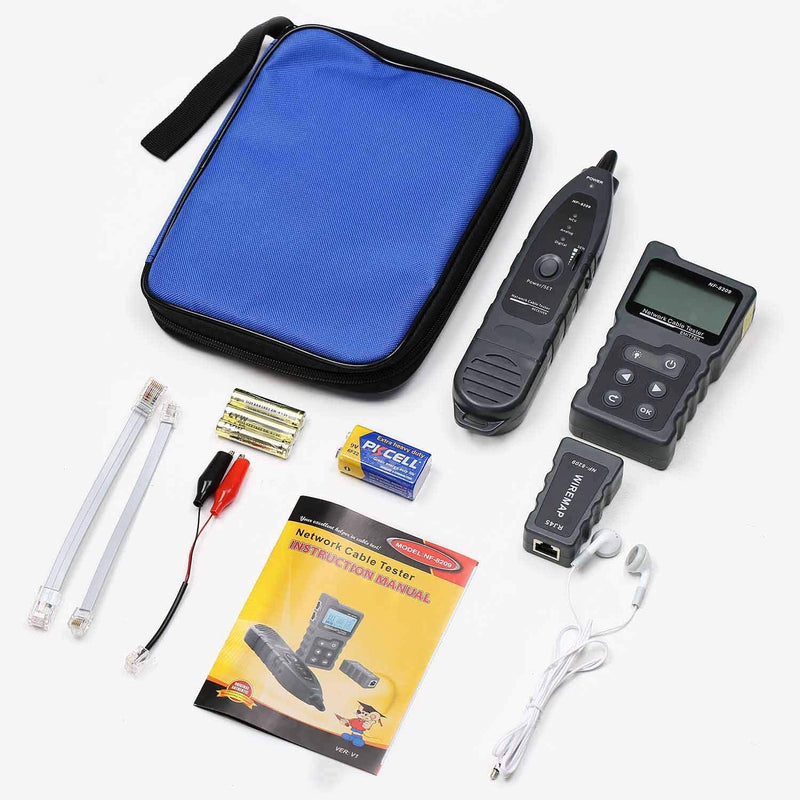 4 in 1 Network Cable Tracker PoE Tester with NCV & Lamp for CAT5e/CAT6/CAT6a by salelink.co.nz