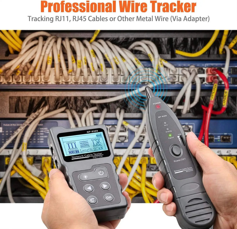 4 in 1 Network Cable Tracker PoE Tester with NCV & Lamp for CAT5e/CAT6/CAT6a by salelink.co.nz