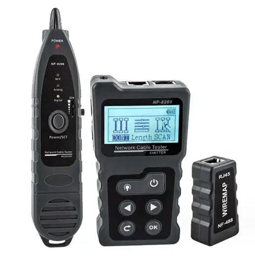 4 in 1 Network Cable Tracker PoE Tester with NCV & Lamp for CAT5e/CAT6/CAT6a by salelink.co.nz