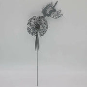 Dancing Fairy Metal Statue Garden Decoration Outdoor Pathway Decorative by salelink.co.nz