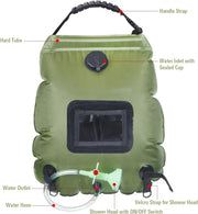 20L Solar Shower Bag with Shower Head by salelink.co.nz