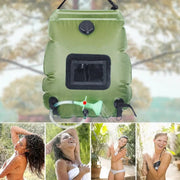 20L Solar Shower Bag with Shower Head by salelink.co.nz