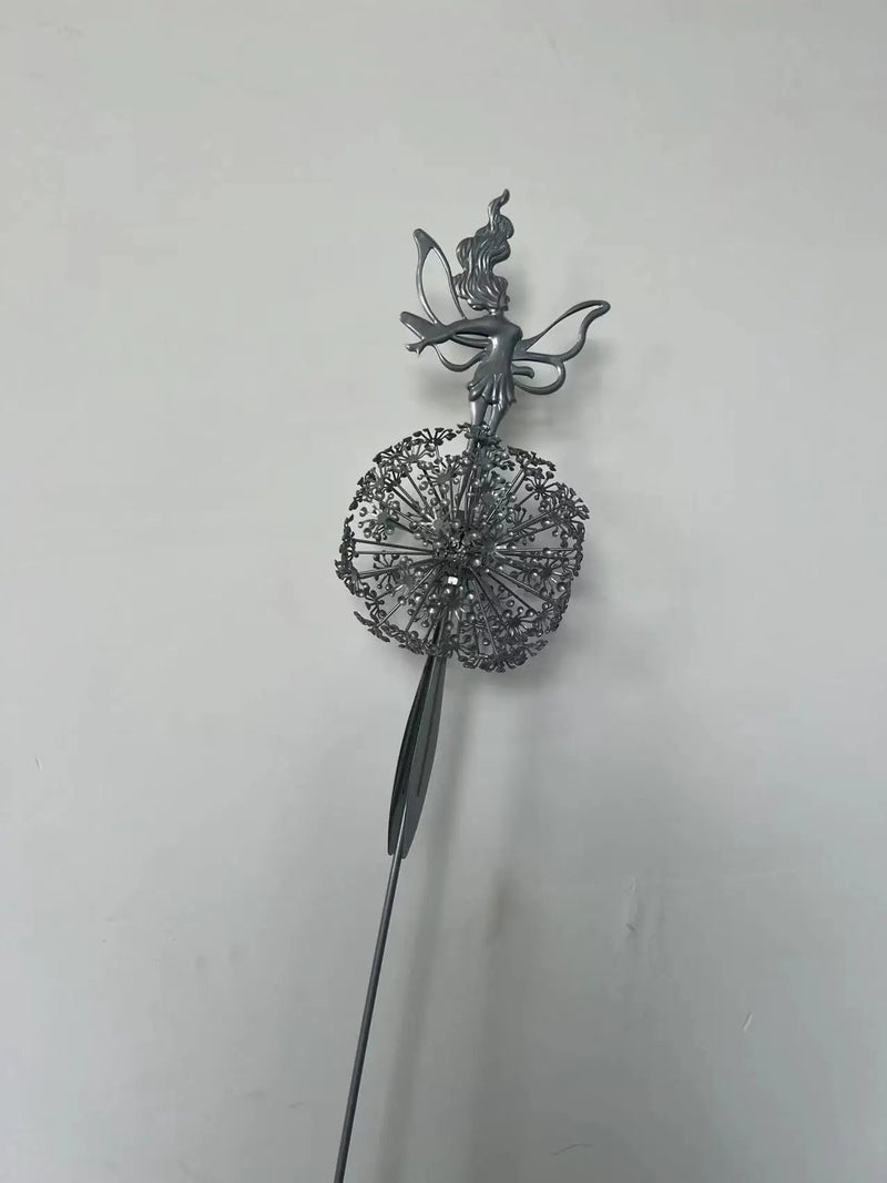 Garden Fairy Dandelion Sculpture Statue by salelink.co.nz