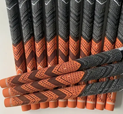 10pcs MultiCompound Golf Club Grips Orange by salelink.co.nz