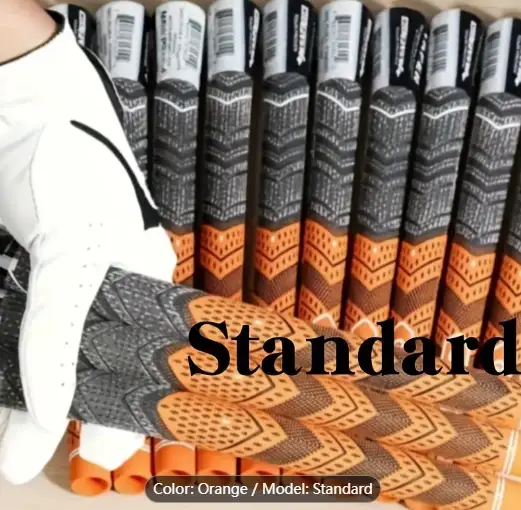 10pcs MultiCompound Golf Club Grips Orange by salelink.co.nz