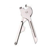 6 in 1 Multi Function Stainless Steel Utility Key Tool Knife Screwdeiver by salelink.co.nz