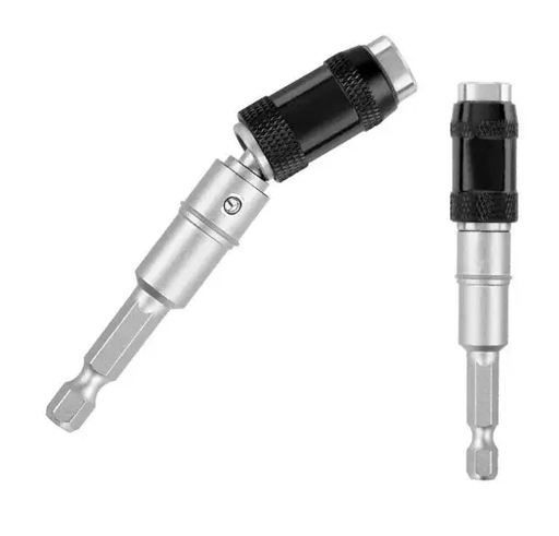 2PCS Magnetic Pivot Drill Bit Holder Steel Impact Pivoting Swivel Screw Drill Bits by salelink.co.nz