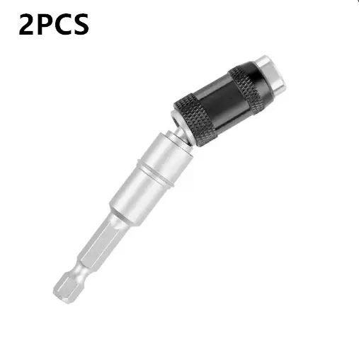 2PCS Magnetic Pivot Drill Bit Holder Steel Impact Pivoting Swivel Screw Drill Bits by salelink.co.nz