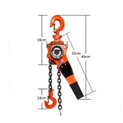 0.75T 3M Lever Block Chain Hoist by salelink.co.nz