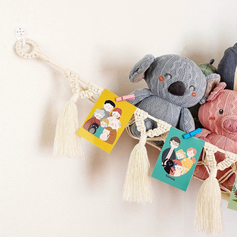 Soft Large Toy Hammock Mesh Net Bedroom Nursery Toys Storage Teddy Bear by salelink.co.nz