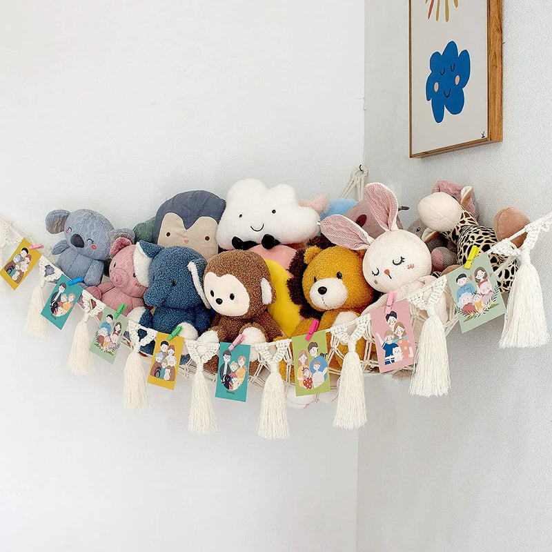 Soft Large Toy Hammock Mesh Net Bedroom Nursery Toys Storage Teddy Bear by salelink.co.nz