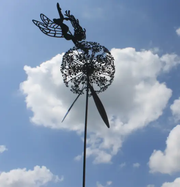Dancing Fairy Metal Statue Garden Decoration Outdoor Pathway Decorative by salelink.co.nz