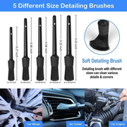 Car Detailing Brush Set by salelink.co.nz