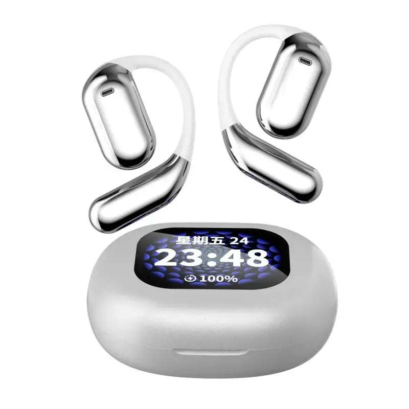 Mead's Supply & Equipment Outfitters limited Bluetooth Headset LED Display Bluetooth Headset – Q16 & Q16 Pro Wireless Ear Hook LED Display Bluetooth Headset – Q16 & Q16 Pro Wireless Ear Hook
