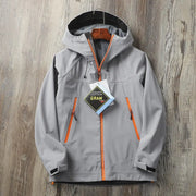 Men's Windproof Softshell Jacket — Waterproof Hooded Outdoor Layer | Hiking & Adventure by Mead's Supply & Equipment Outfitters limited