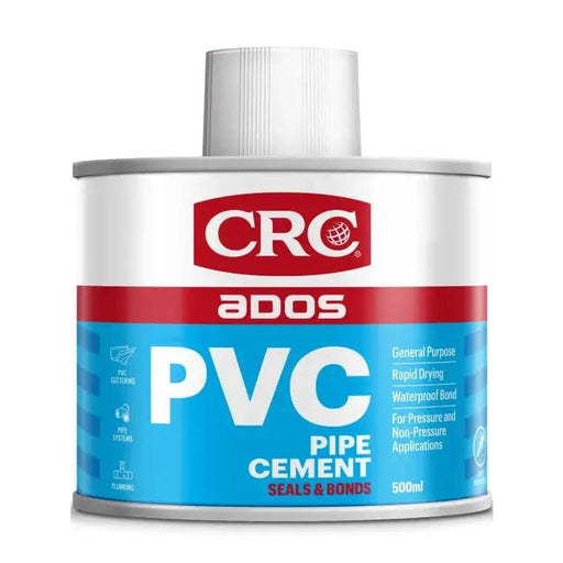 CRC ADOS PVC Pipe Cement 500ml - PVC Adhesive
