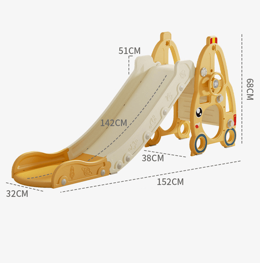 dealonline.co.nz dealonline.co.nz Kids Slide with Basket Ball Kids Basketball Theme Slide Playset For Toddlers