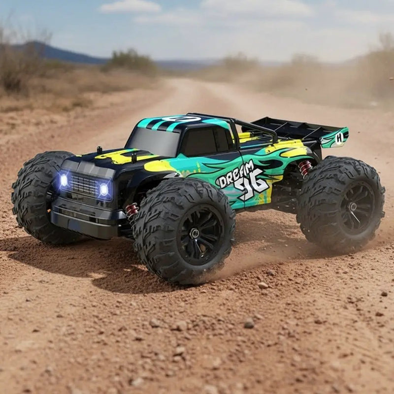 36km/H All Terrains 4WD Electric High Speed RC Truck Off-Road 1:16 Best Toy Gift by dealonline.co.nz