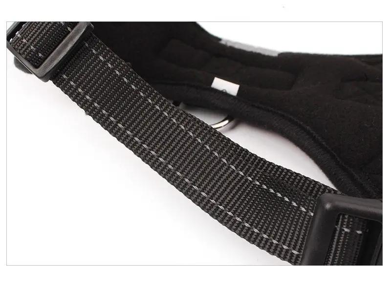 Dog Harness Set Pet Adjustable Chest Strap Walking Collar Vest by dealonline.co.nz