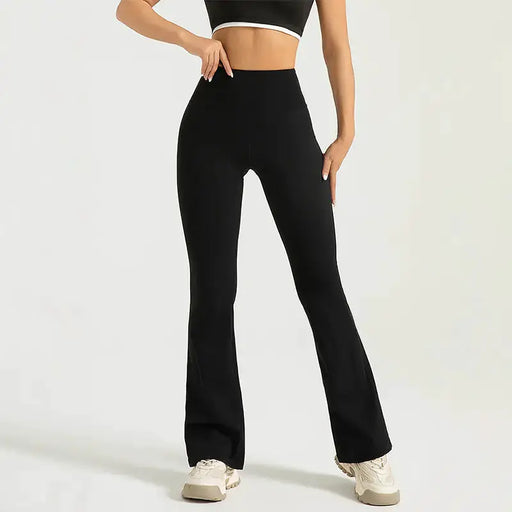 High Waist Flared Yoga Pants - Hip-Lifting Bell Bottom Leggings | Women's Athletic Wear by Mead's Supply & Equipment Outfitters limited
