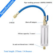 R12 R134A Car Oil Injection Dye Injection Tool by salelink.co.nz