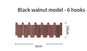 Simplicity Piano Key Wall Coat Rack Three Hook Wood Decor by Action Outdoors Limited