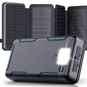 Solar Power Pad 20000mAh Waterproof Portable Charger by Mead's Supply & Equipment Outfitters limited