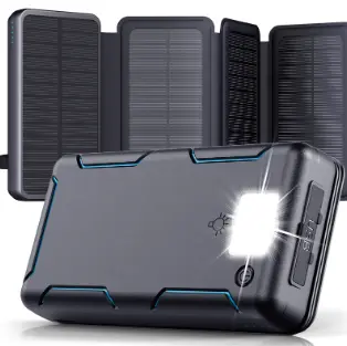 Solar Power Pad 20000mAh Waterproof Portable Charger by Mead's Supply & Equipment Outfitters limited