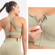 Mead's Supply & Equipment Outfitters limited Women's Activewear Plus Size High Impact Front Zip Sports Bra For Women Polyester Plus Size High Impact Front Zip Sports Bra Polyester