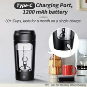 Electric Portable Whey Protein Shaker Bottle by Action Outdoors Limited