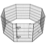 Foldable Metal Dog Exercise Pen Dog Pen by Yaheetech
