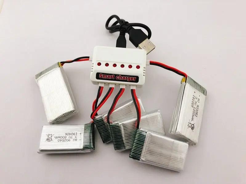 6 in 1 3.7V USB Charger for Drone by dealonline.co.nz