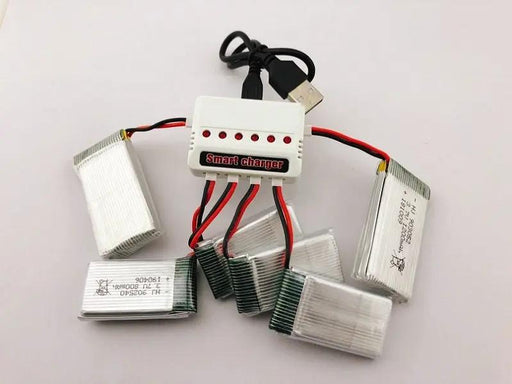 6 in 1 3.7V USB Charger for Drone by dealonline.co.nz