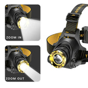 3Modes LED Headlamp Camping Headlight Head Torch USB Rechargeable Headlight Lamp by China Dropship