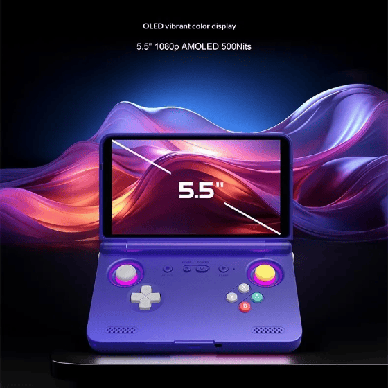 OLED Flip-screen Handheld Game Console by Action Outdoors Limited