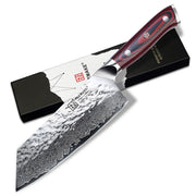 Keemake Nakiri Knife 7 Inch Damascus Steel Kitchen Chinese Meat Cleaver Knife by China Dropship