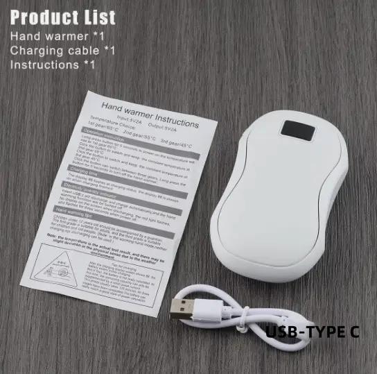 3600mAh Power Bank Hand Warmer
