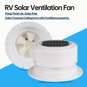 RV Solar Ventilation Fan Solar Powered Ceiling Vent with Fan by salelink.co.nz