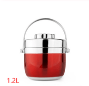 Mead's Supply & Equipment Outfitters limited Camp Cookware & Food Storage Stainless Steel Insulated Lunch Box — 2-Tier Hiking Bento | Hot & Cold | 1.2L & 1.5L Stainless Steel Insulated Lunch Box — 2-Tier Hiking Bento | Hot & Cold | 1.2L & 1.5L