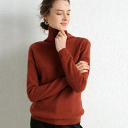 Women's 100% Merino Wool Turtleneck Sweater - Slim Fit, High Neck | Autumn Winter Layering by Mead's Supply & Equipment Outfitters limited