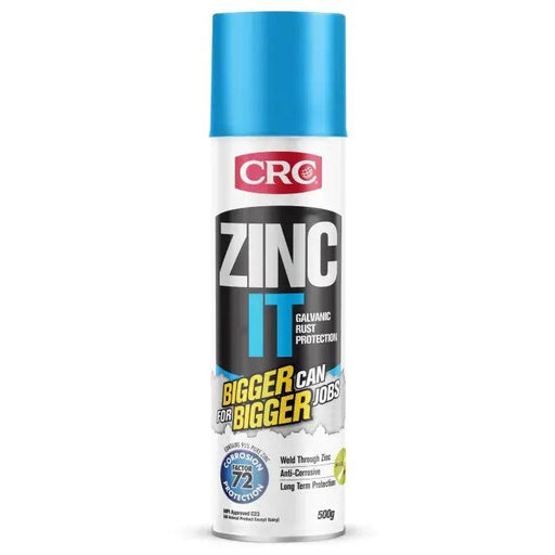 CRC Zinc It 500g - Quick-Drying, Tough Coating