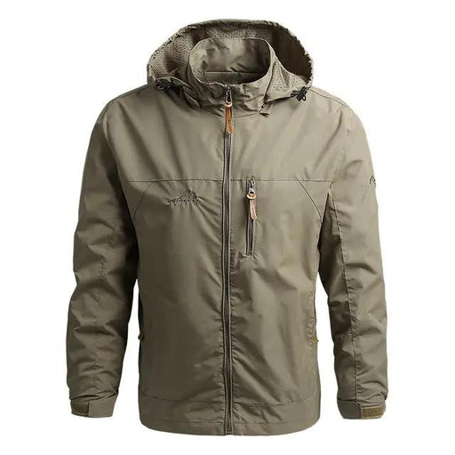 Men's Waterproof Sports Jacket — Power Bank Pocket & Cable Port | Spring & Autumn Outdoor by Mead's Supply & Equipment Outfitters limited