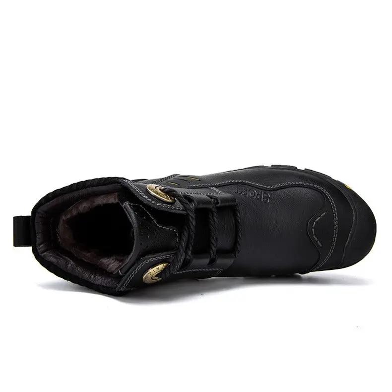 Leather High-top Shoes by Mead's Supply & Equipment Outfitters limited